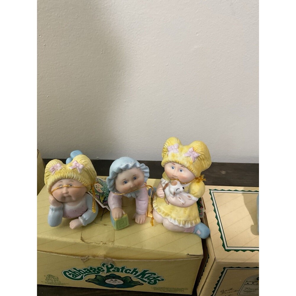 Cabbage Patch Kids Fine Porcelain 4pcs “just Being Silly”